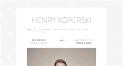 Desktop Screenshot of henrykoperski.com