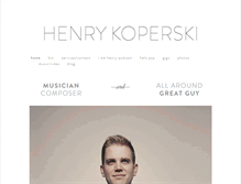 Tablet Screenshot of henrykoperski.com